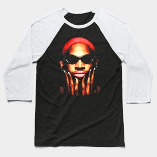 Dennis Rodman High Resolution Baseball T-Shirt